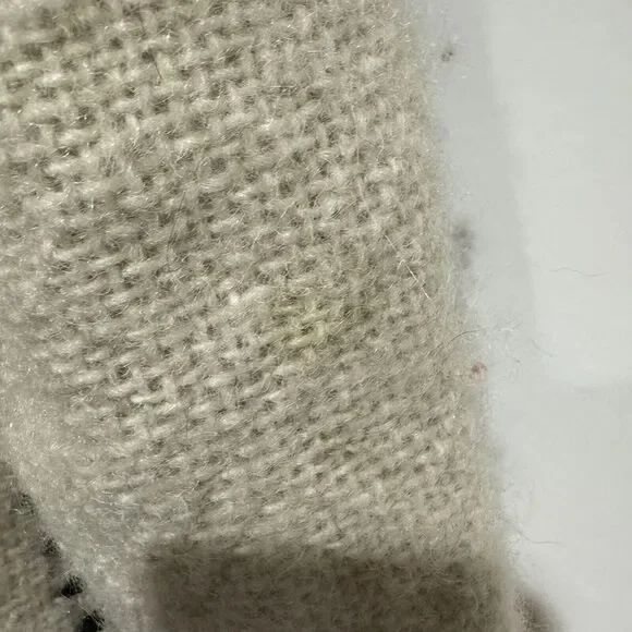 Beautiful Vintage Jacket Made In Greece 70s Bohemian Embroidery Cream Zip Up - Picture 6 of 14